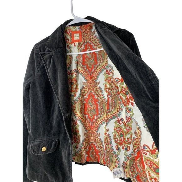 Womens Old Navy Holiday 2005 Velvet Riding Jacket Vintage Small 5238 Blazer - Picture 5 of 9